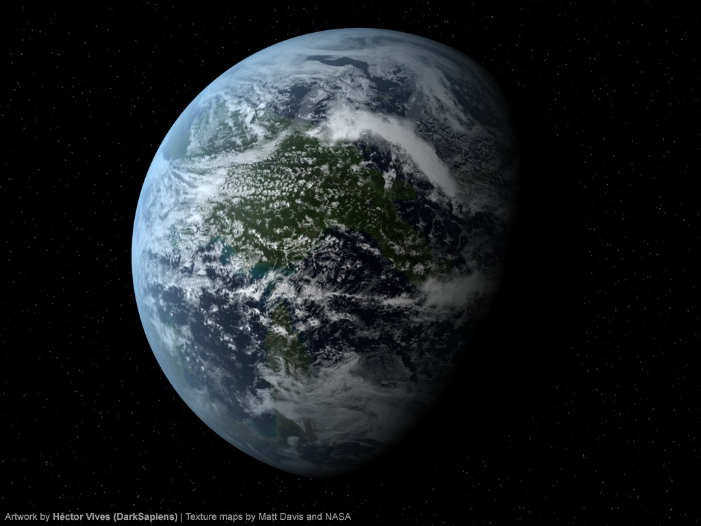 Exoplaneta habitable análogo a la Tierra (Héctor Vives)